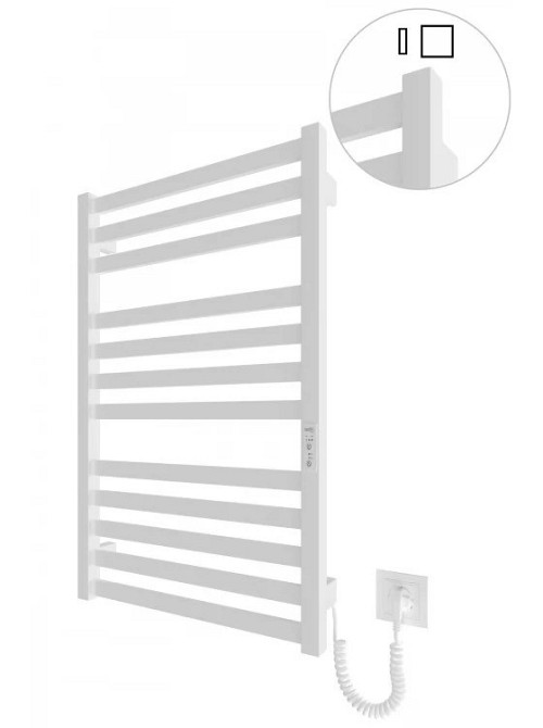 Електрична рушникосушка HF Oxford  770х530 TR K біла матова Київ - фото 1