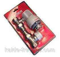 Комплект для радіаторів прямих кранів "Koer" з термостатичною головкою Харків