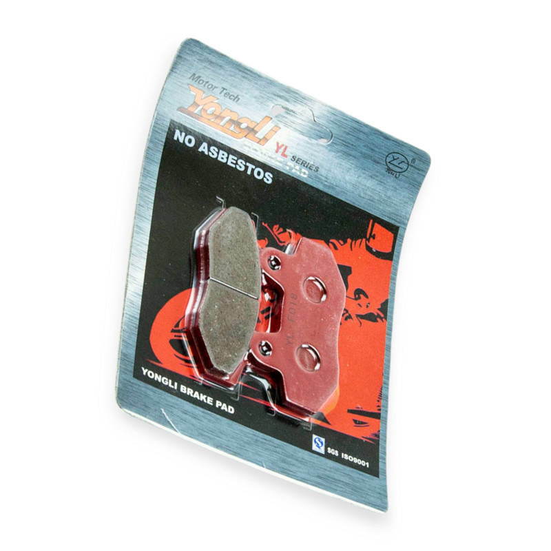 Колодки тормозные GY6-50,150 (под двухпоршневой суппорт) (красные) дисковые Мукачево - изображение 1