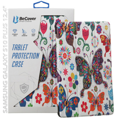 Чехол для планшета BeCover Smart Case Samsung Galaxy Tab S10 Plus (SM-X820/SM-X826) 12.4" Butterfly (712241) Винница - изображение 6