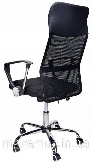 Офисное кресло операторское для персонала Bonro Manager с системой качания кресло для офиса компьютерное черное Мостиска - изображение 7