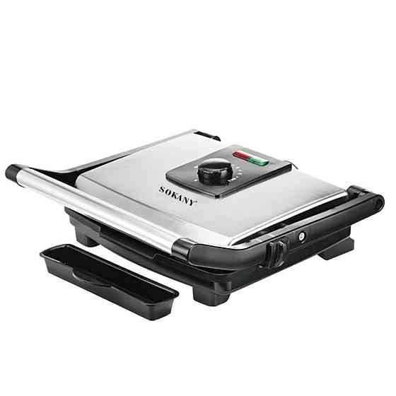 Контактный гриль Sokany KJ202SS 2000 Вт Киев