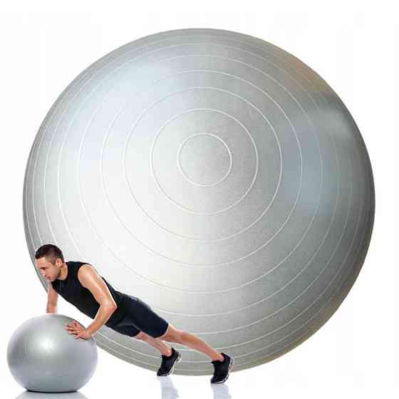 Фітбол м'яч для фітнесу HMS NE-FB-65G, сірий 65 см Вінниця