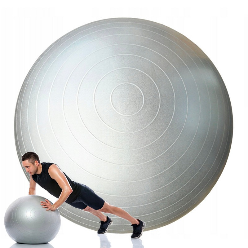 Фитбол мяч для фитнеса HMS NE-FB-65G, серый 65 см Винница - изображение 1