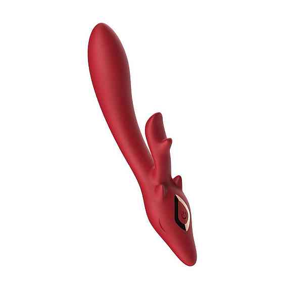 Hi-tech вібратор Vibrator silicone 2*8 Red Sex Aura Київ