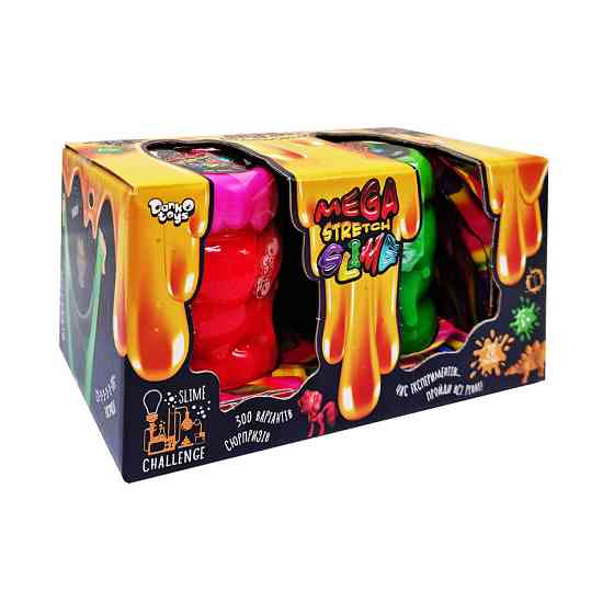 В'язка маса "Mega Stretch Slime" SLM-11-01U 2 банки Вид 2 Вінниця