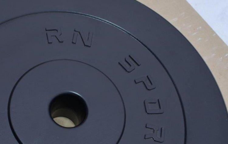 Штанга набірна W-подібна на 40 кг Гантелі, гирі, штанги і диски з пластиковим покриттям Київ - фото 7