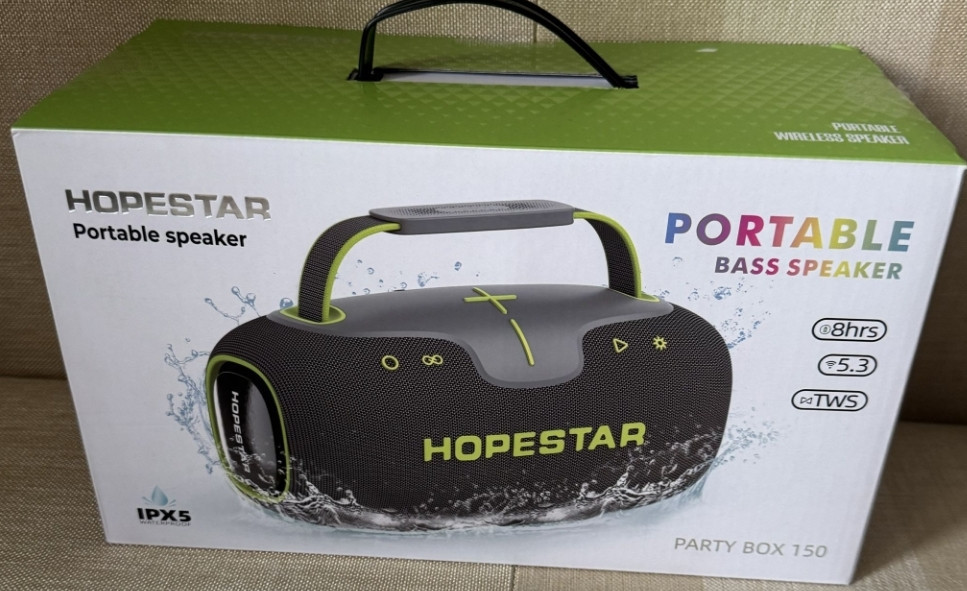 Портативная колонка Bluetooth HOPESTAR Party Box 150 RGB 40W Черная. Харьков - изображение 3