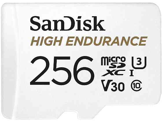 microSDXC (UHS-1 U3) SanDisk High Endurance 256Gb class 10 V30 (100Mb/s) (adapterSD) Київ