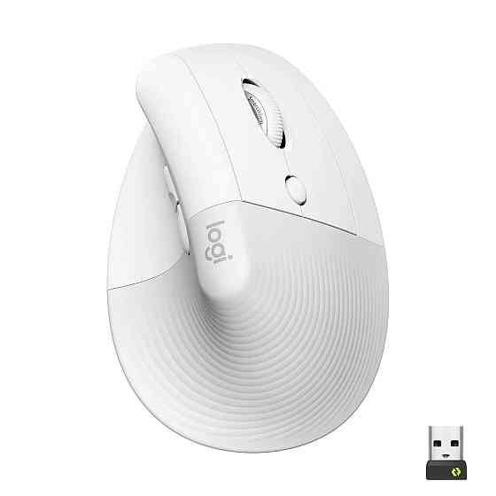 Миша бездротова Logitech Lift Vertical Ergonomic White (910-006475) Білий Харків