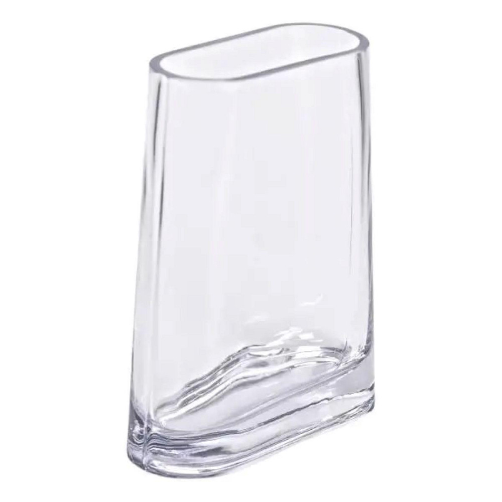 Ваза для квітів скляна 15х7х21 см прозора декоративна ваза 1.1 л HP-10-7 Київ - фото 2