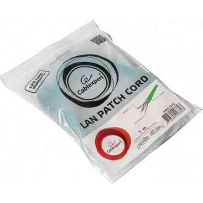 Патч-корд 1м UTP cat 6 CCA green Cablexpert (PP6U-1M/G) Винница