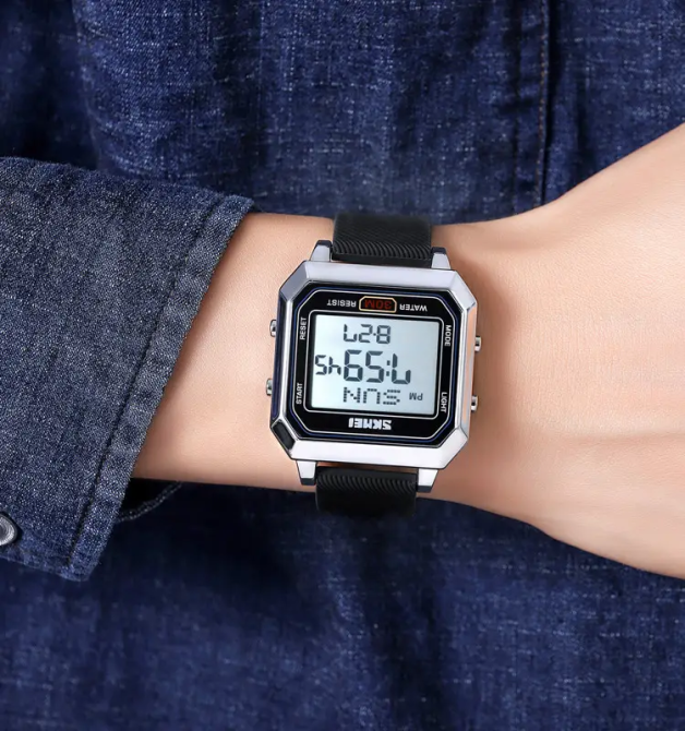 Годинник чоловічий спортивний наручний Skmei 2150 Сріблястий Вінниця - фото 5