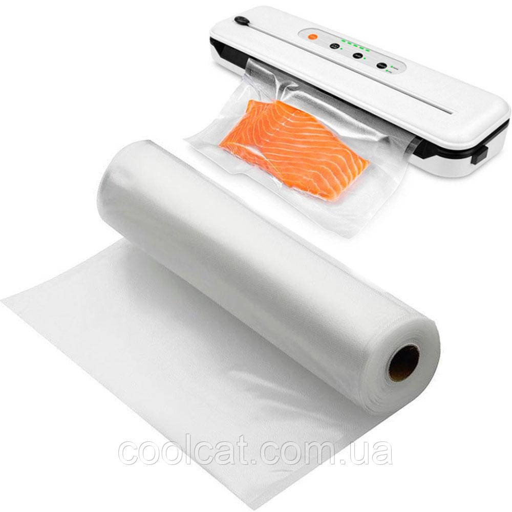 Вакуумні пакети для їжі 5 м х 30 см / Рифлені пакети для вакууматора / Пакети вакуумні Київ - фото 3