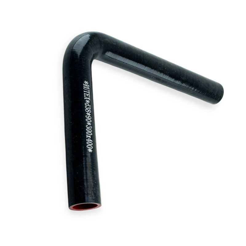 Патрубок кут d-38 L-300*400 90град. силікон універсальний Мукачево - фото 1