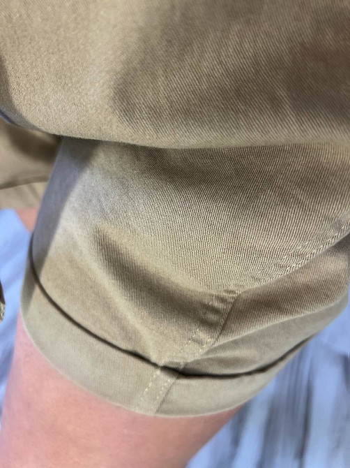 Шорты женские A-N 5701 мом на резинке с ремнем короткие бежевые, бежевый, M, M, 80 см, 105 см Киев - изображение 18