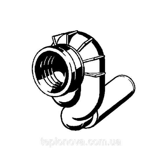 Сифон для писсуара боковой VIEGA пластик встроенный боковой 90° (жолтый) 492465 Черновцы