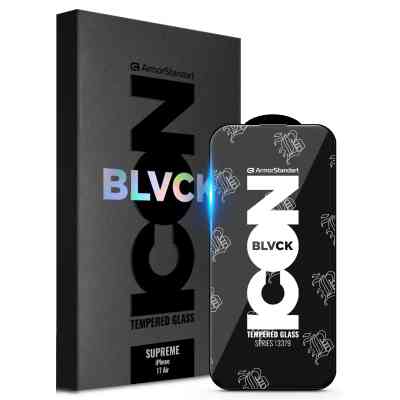 Стекло защитное Armorstandart Supreme Black Icon Apple iPhone 17 Air (ARM86402) Винница