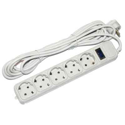 Мережевий фільтр живлення Merlion 5 розеток, 4.5 м (G545) Вінниця