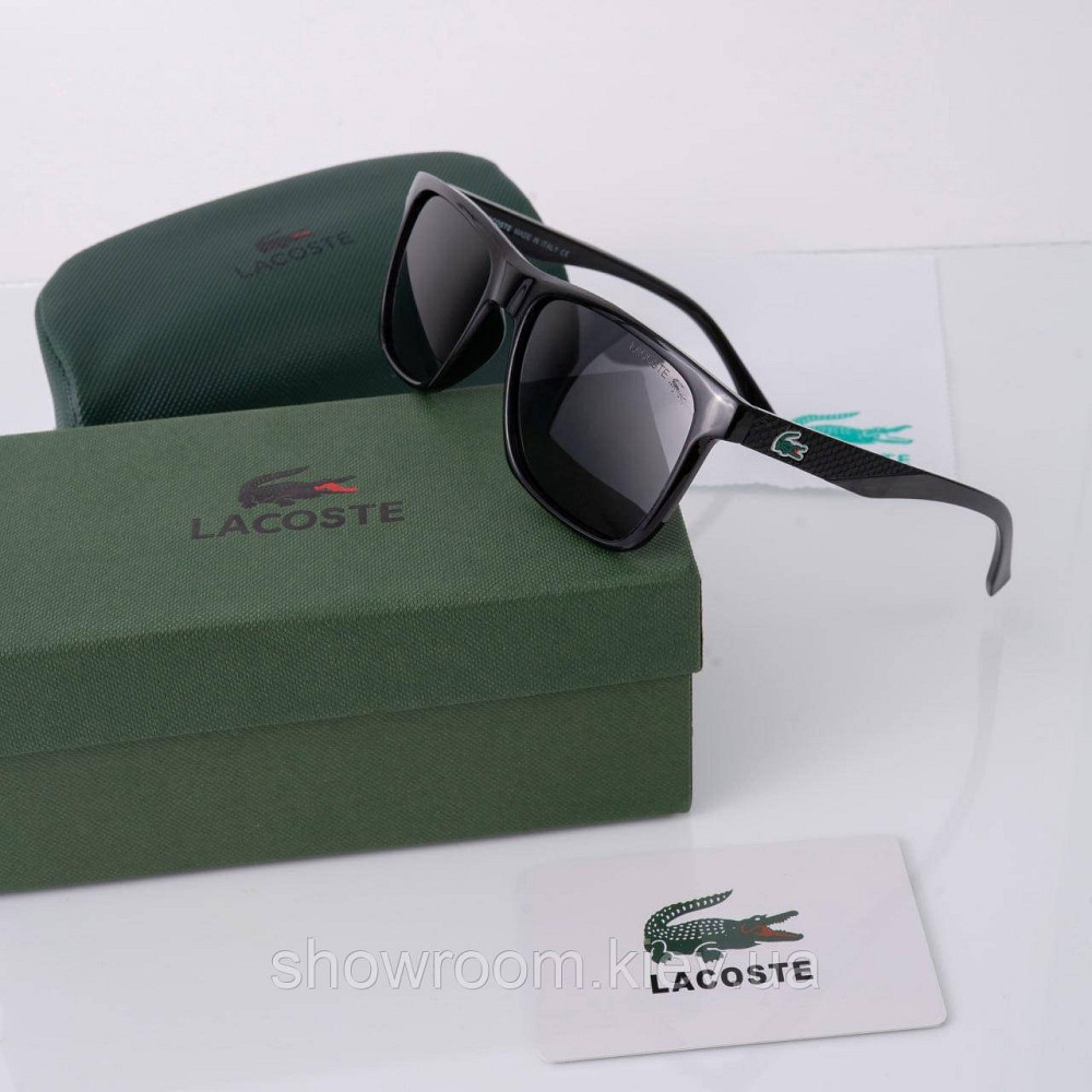 Брендові стильні чоловічі окуляри з поляризацією Lacoste (009) Київ - фото 3