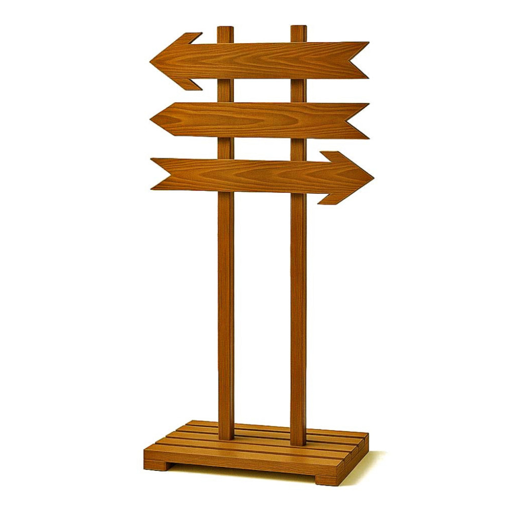 Підлогова стрілка-покажчик "Плаймонт" охра Миколаїв - фото 1