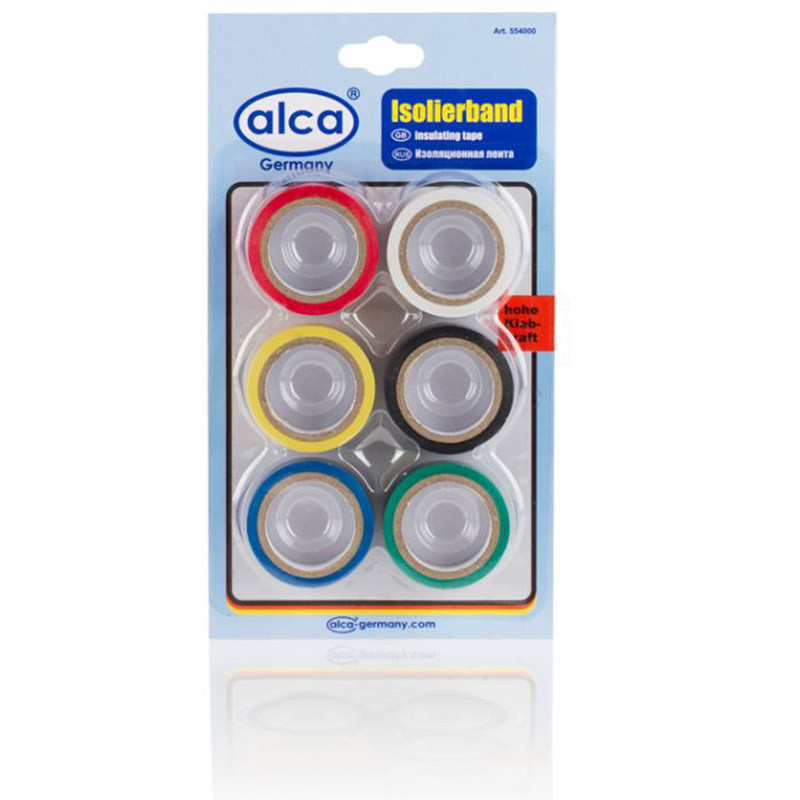 Набір (6шт) ізоляційної стрічки (ізоленти) 