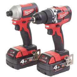 Професійний набір акумуляторного інструменту Milwaukee M18 CBLPP2A-402C : шурупокрут, гайкокрут Київ