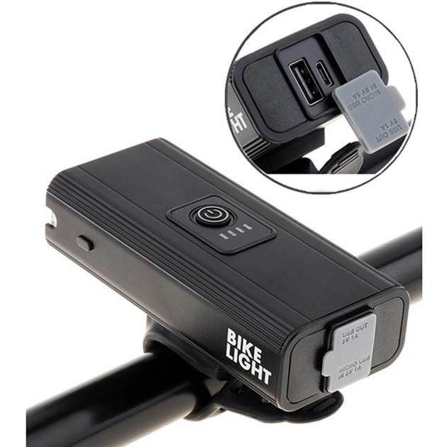 Велоліхтар протиударний BK-04Pro 2T6, Ліхтар велосипедний передній водонепроникний, HL-966 Велоліхтар передній Київ - фото 7