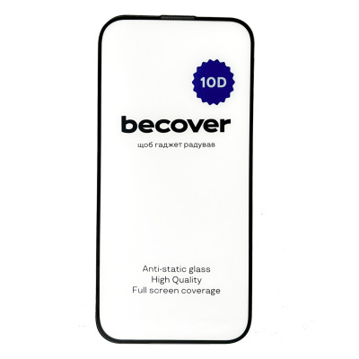 Скло захисне BeCover Apple iPhone 14 Pro 10D Black (711327) Вінниця - фото 3