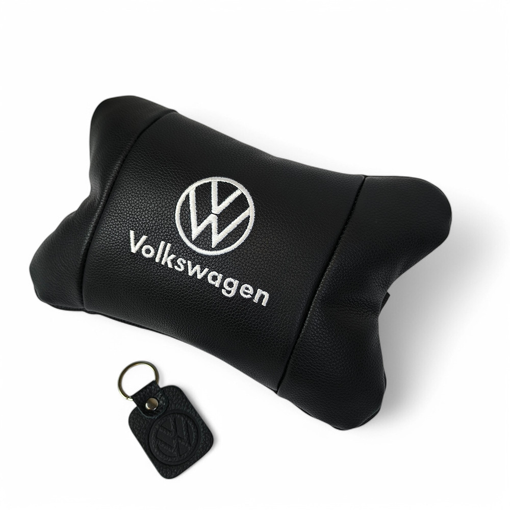 Подушка підголівник метелик Volkswagen 1шт, Подушка на авто сидіння, Подушки під голову в машину OB-82 Львів - фото 14