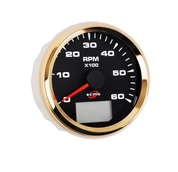 Тахометр з мотогодинами для човнів катерів тракторів Ecms Діаметр 85Мм Київ - фото 2