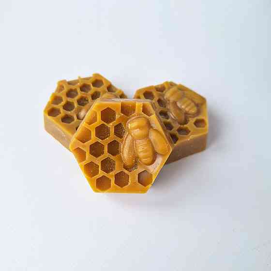 Бджолиний віск, натуральний, чистий для свічок, 50 г, Колір - світло-гірчичний. Одеса