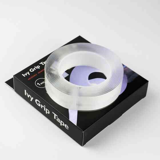 Многоразовая двухсторонняя клейкая лента Ivy Grip 1м х 3см Киев