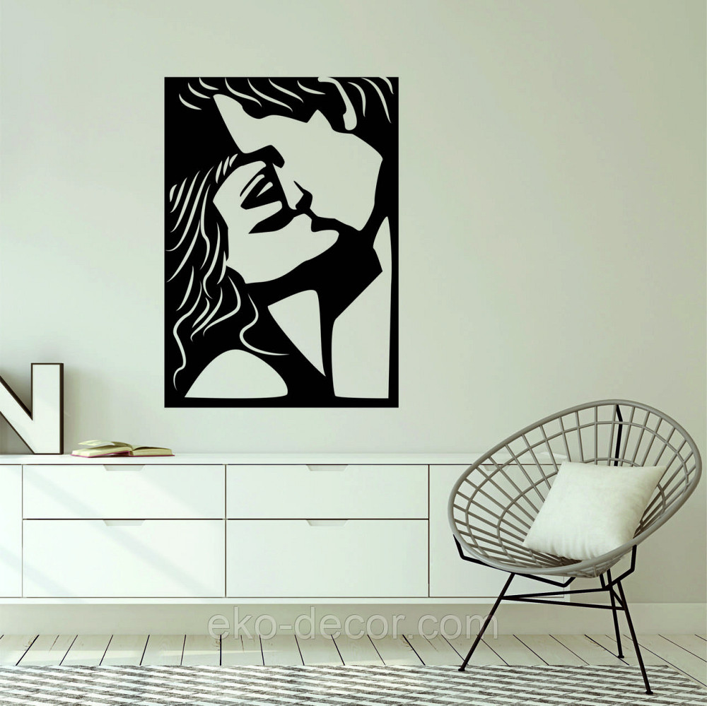 Декоративне настінне Панно «Поцілунок», Декор на стіну 110*77 см, Чорний Київ - фото 9