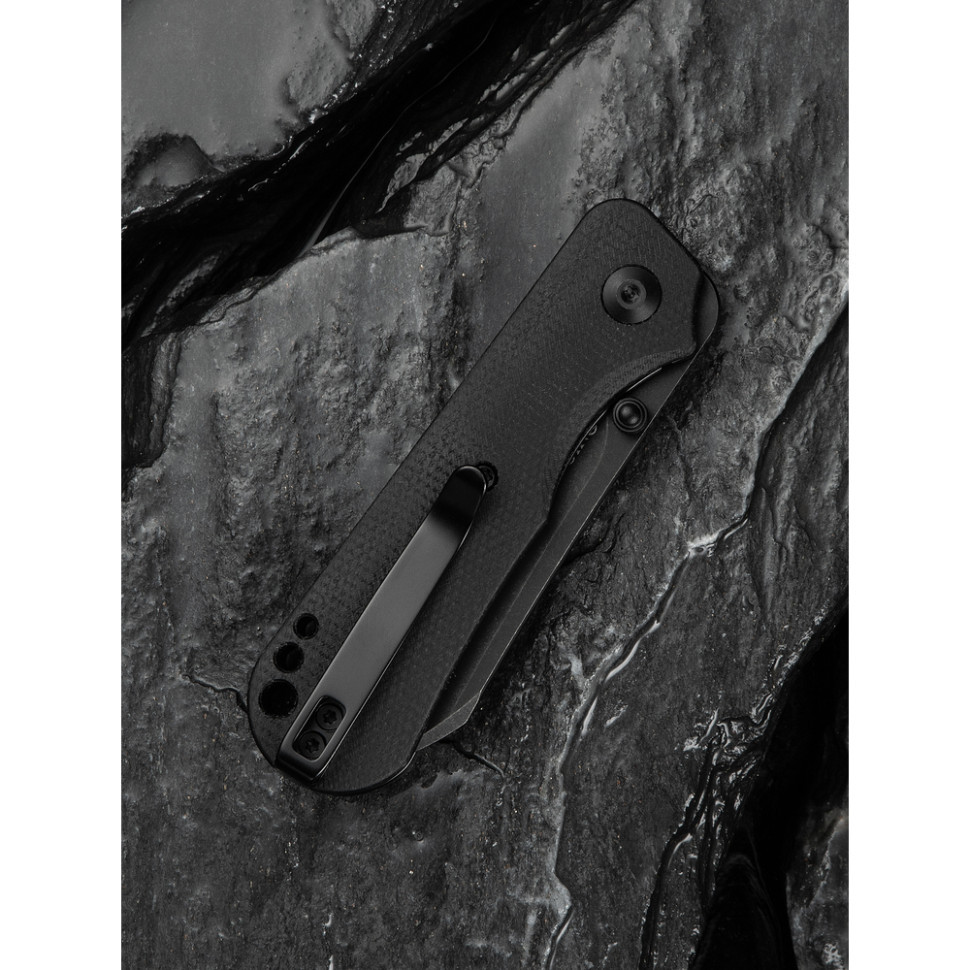 Ніж складаний кишеньковий Civivi Crabby, (6.9 см) 14C28N / Micarta чорний Київ - фото 14