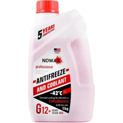 Антифриз NOWAX RED G12 1кг (NX01006) Вінниця - фото 1