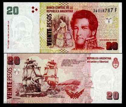 Аргентина/Argentina 20 Peso 2003 Pick 355 UNC Полтава