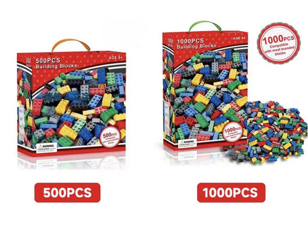 Конструктор для дітей 1000 кубиків дитячий конструктор Кам'янець-Подільський - фото 10