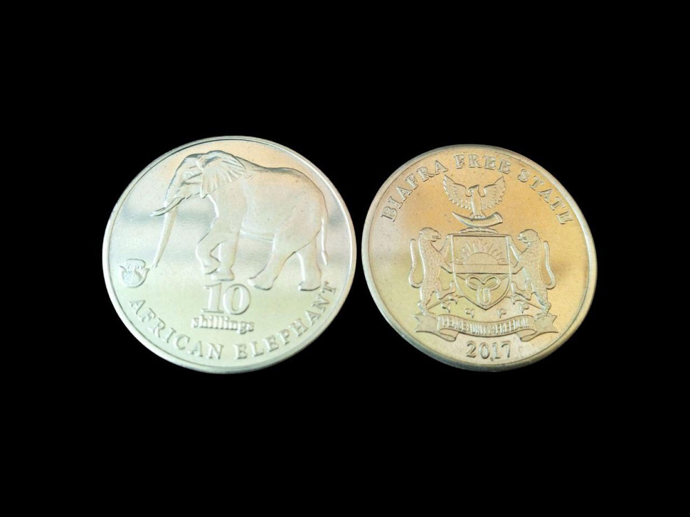 Биафра 10 шиллингов 2017 UNC Полтава - изображение 1