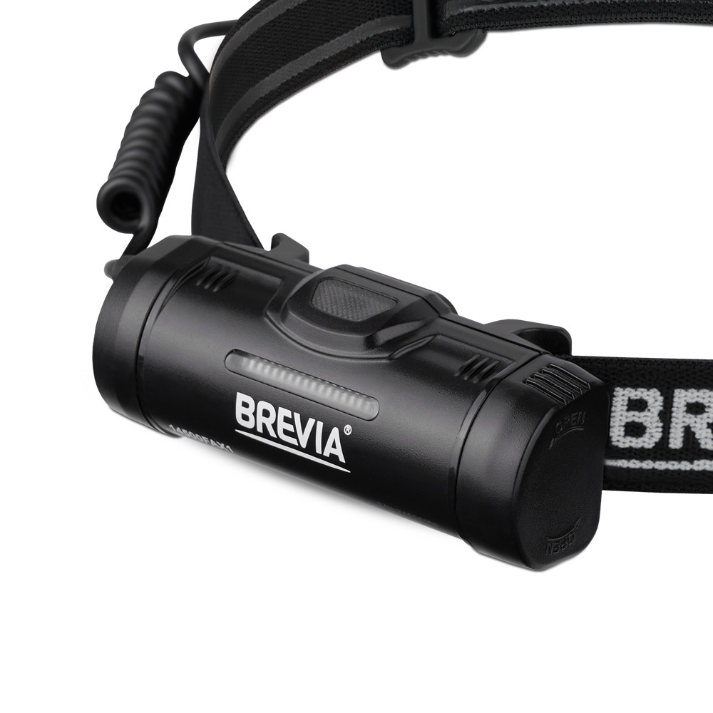 Ліхтар налобний Brevia 500Lm, 2600mAh micro-USB, IP64, заднє світло Львів - фото 5