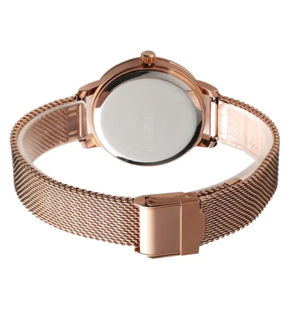 Женские наручные часы Skmei 1528 (Розовое золото) Винница