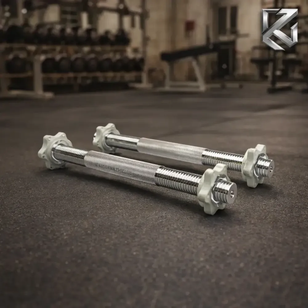 Гантели наборные 2 по 28 кг металлические без покрытия Kachai Zelezo Iron Pro Киев - изображение 7