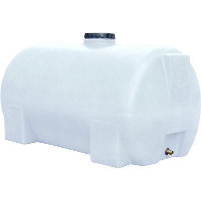 Емкость для воды Пласт Бак горизонтальная пищевая 200 л белая (2106) Винница - изображение 1