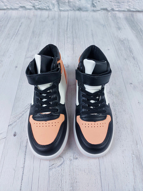 Детские демисезонные кроссовки хайтопы  для девочек 21см Николаев - изображение 2