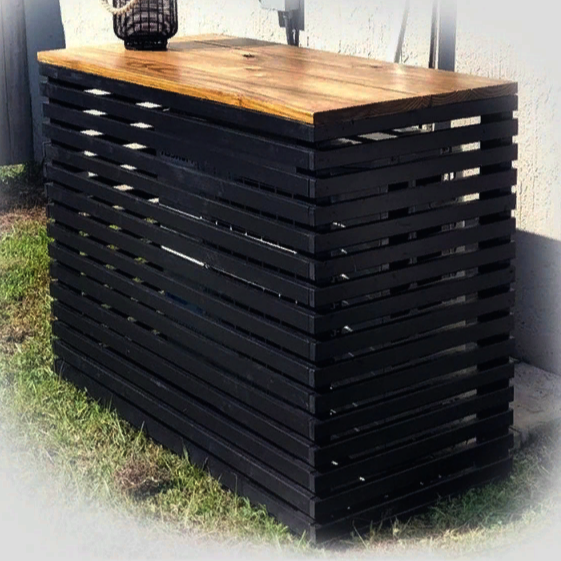 Камуфляжная тумба кондиционера 