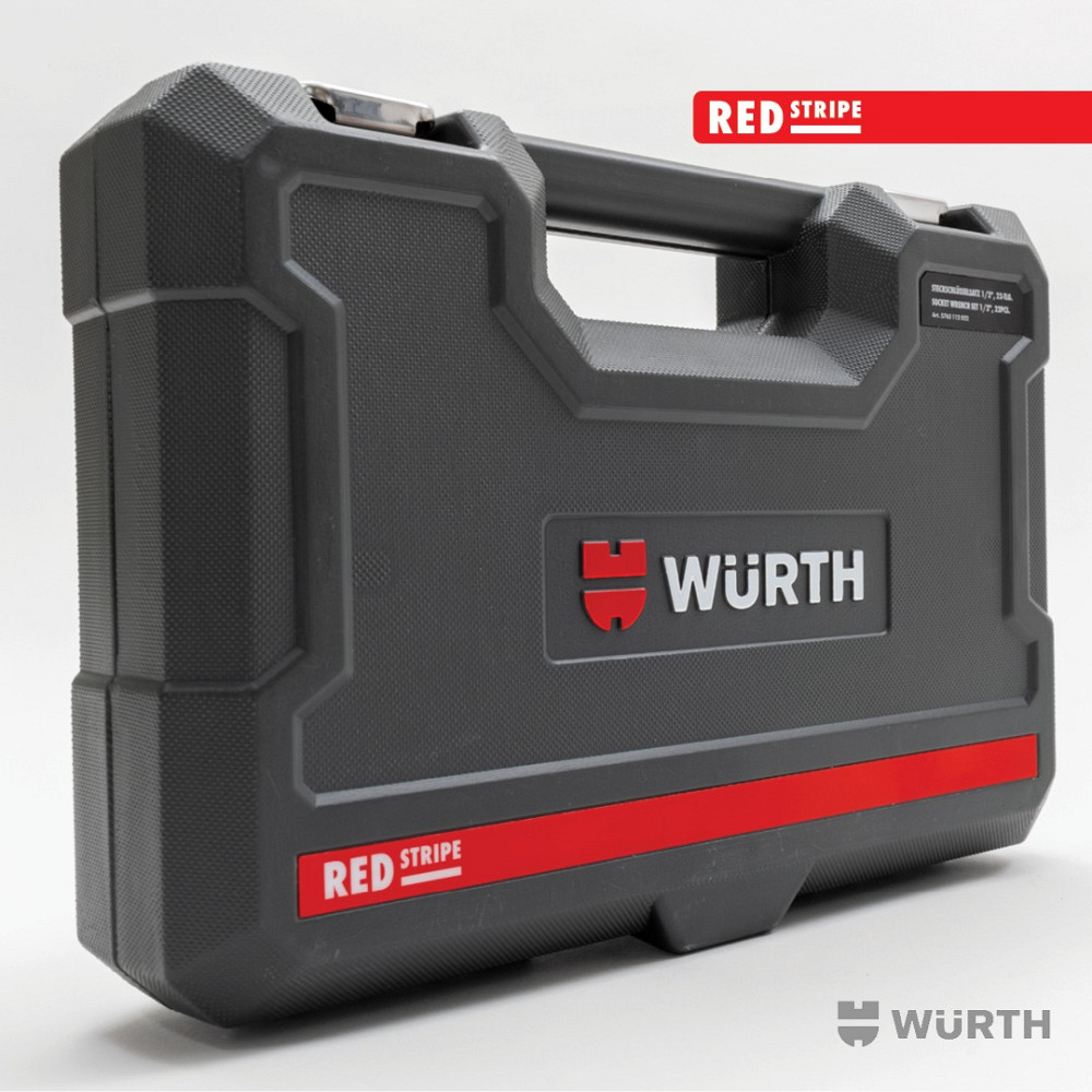 Набір головок торцевих Wurth з тріскачкою 1/2" Red Stripe 22шт Львів - фото 3