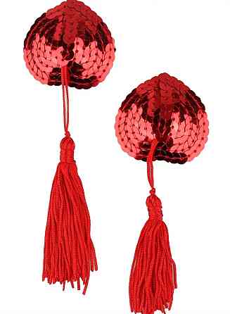 Эротический комплект нижнего белья чулки стикини маска трусы one size красный Киев