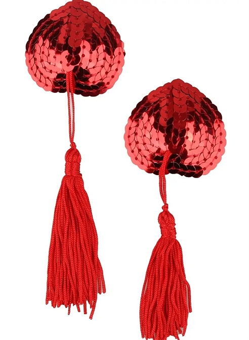 Эротический комплект нижнего белья чулки стикини маска трусы one size красный Киев - изображение 4