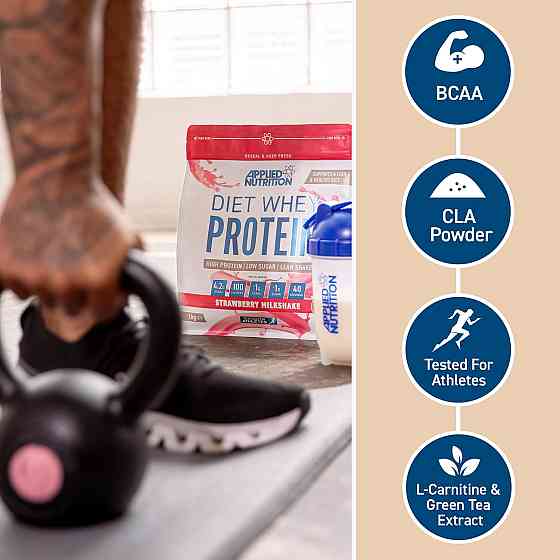 Протеїн Applied Nutrition Diet Whey High Protein Powder (1 kg - 40 Servings) (Vanilla Ice Cream) Луцьк