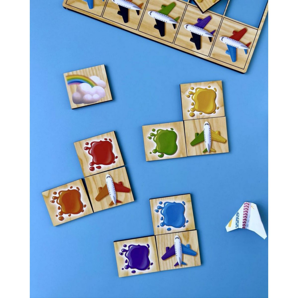 Деревянный пазл-сортер 